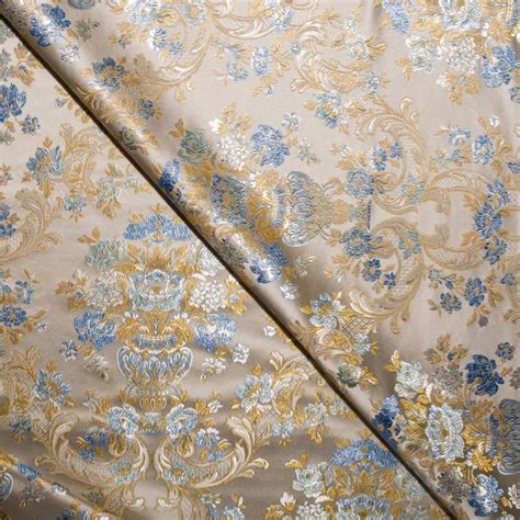 metallic floral fabric wholesale|Metallic Floral Brocade Fabric By The Yard .